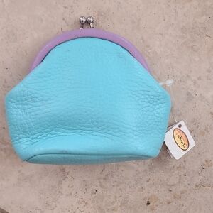 Talbots Blue and Purple Coin Purse